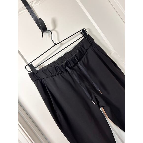 Lululemon Womens High Waist on the Fly Pants Stretch Pocket Running Black Size 6 - Picture 4 of 13